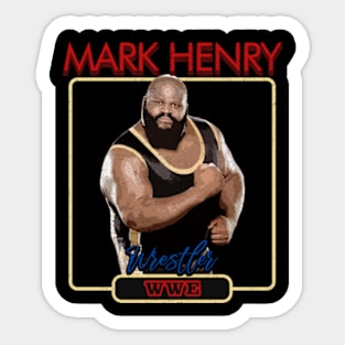 mark henry 19 Design Sticker